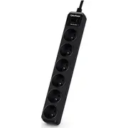 6 ligzdu Cyberpower strāvas sloksne melna B0620Sc0-Fr Listwa gniazd czarna