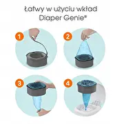 Abacus-Wtk autiņbiksīšu džins Do Pojemnika Na Pieluchy Xl Diaper Genie
