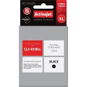 Activejet tinte Acc-551Bn Cli-551Bk Melna Tusz tusz black