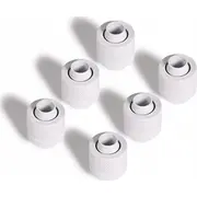 Alphacool Eiszapfen 13/10 mm Anschraubtülle G1/4. 6-Pack balts Weiß