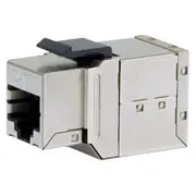 Aprīkojiet Keystone Verbinder Ungesch. Metall 8Er komplekts Equip ungesch. Cat6 2Xrj45 Set