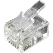 Aprīkot modulāro spraudni. 4P4C 121111 Equip Wtyczka Rj11.