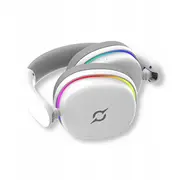 Aqirys austiņas Anc Dual Mode WirellesBtWired Luna balts White