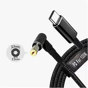 Asus Usb-C barošanas kabelis  5.5 x 2.5 mm 18.5 V 100 W 1.8 m Kabel 18.5V-20V 100W