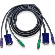 Atēnu Kvm kabelis. 3M Ps/2 Aten Cable. 2L-1003P/C