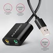 Axagon Cable Audio Ada-12 skaņas karte Karta