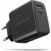Axagon lādētājs Acu-Pq45 tīkla Qc3.0.4.0/Afc/Fcp/Pps/Apple Pd type-C. 45W. melns Sieciowa 2-Port Czarna