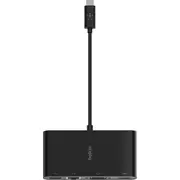 Belkin multivides stacija/replicatora Usb-C adapteris Avc005Btbk Stacja/Replikator Multimedia adapter