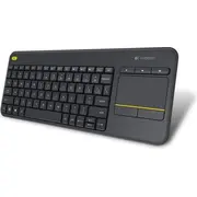 bezvadu tastatūra. melna DE 920-007133 Klawiatura Logitech K400 Plus Bezprzewodowa Czarna De