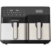 Black Decker gaisa fritter BlackDecker Dual Basket Frytkownica Bxaf9000E