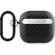 Bmw Bma4Wmpuca2 Airpods 4 Cover Melna/Melna oglekļa dubultā metāla logotips cover czarny/black Carbon Double Metal Logo