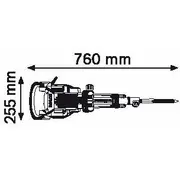Bosch nojaukšanas āmurs Gsh 16-30 1750 W Wyburzeniowy