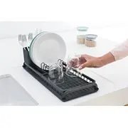 Brabantia Compact izlietnes žāvētājs tumši pelēks 117268 Suszarka na zlew kompaktowa ciemnoszara