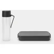 Brabantia Make Take pusdienu pārtraukums ir tumši pelēks 206689 lunch break set dark grey