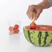 Brabantijas melones bumbiņas izgatavotājs vaniļas dzeltens 121821 Brabantia melon ball maker vanilla yellow