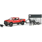 Bruder Auto Ram 2500 Power Wagon ar zirga piekabi 02501 Dla konia