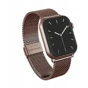 Burga metāla sieta elegance Apple Watch pulkstenim 38/40 mm Rozā zelts Metal Mesh Elegance for rose gold