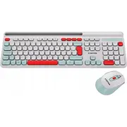 Canyon tastatūra pele Hset-W5 un peles komplekts Klawiatura mysz ZestawNbspklawiatura