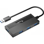 centrmezgla Usb aprīkojums Aprīkojiet Usb Centrmezglu o.Netz.sw Hub Equip Usb-Hub 4-Port -4X3.0 Usb-C Adp.5Gbps