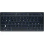 Cherry Keyboard Kw 7100 Mini De melns/zils Bt Klawiatura black/blue