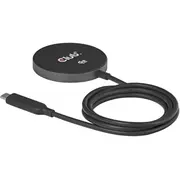 Club 3D lādētājs Club3D Cac-3027 mobilajām ierīcēm mobilais tālrunis viedtālrunis viedpulkstenis planšetdators melns Dc iekšējais Do Telefon Smartfon Smartwatch Tablet Czarny