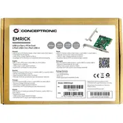 Conceptronic Usb adapteris Pci Express karte 2 portu 1Xusbc 1Xusba 3.2 Adapter Card 2-Port