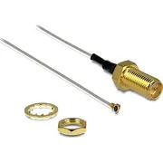 Delock antenas kabelis melns 88815 Kabel Antenowy 0.2M czarny