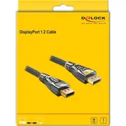 Delock Displayport kabelis 5M sudraba 82773 Kabel srebrny