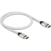 Delock Hdmi  Hdmi kabelis sudraba 85367 Kabel 2M srebrny