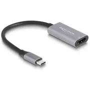 Delock Highspeed Videoadapter 24 Pin Usb -C Mannlich Zu Hdmi Weiblic 15 cm Grau/Schwarz Unterstutzt 60 Hz 4096 x 2160. hdr -Support. Dp Alt Modus -Support pin Usb-C mannlich zu weiblich unterstutzt 4K Hdr-Support. Modus-Support