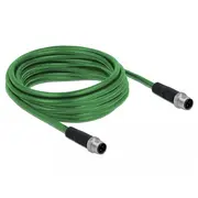 Delock Netwerkkabel M12 4 Pin D-Codiet St Tpu 5 m Netzwerkkabel D-Kodiert zu