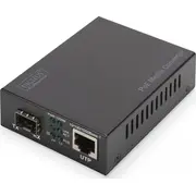 Digitus Assmann optiskās šķiedras pārveidotājs Gigabit Poe Media Converter/Sfp 10/100/1000Base-T To Sfp In Konwerter