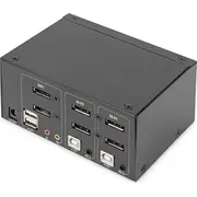 Digitus Kvm Switch 2 Port. Dual Display. 4K. Dp