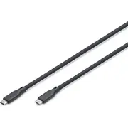 Digitus Usb kabelis Silikona kabelis. 10 Gb/S. 1 m. melns Kabel silikonowy Usb. czarny