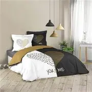 Douceur dInterieur Miu kokvilnas gultas veļas komplekts. 240 x 220 cm Komplet Miu.