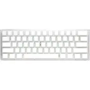 Ducky Aura White Mini Gaming Tastatur tastatūra. Rgb Led  Mx-Silent-Red Asv Klawiatura One Tastatur. Led Us