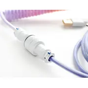 Ducky Premicord pēcspīdēšanas tinuma kabelis. Usb tips C un A tips  Kabel Afterglow Coiled Cable. Typ auf 1.8M