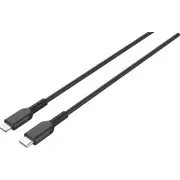 Efb Usb Vads Usb-C  melns Ebusbc-Lm.2 Kabel Usb Usb-C Czarny