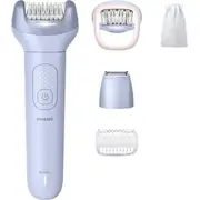 Epilators Philips 8000 serijas epilators mitrai un sausai epilesanai 5 piederumi zils Bre711/00 8720689042185 Depilator