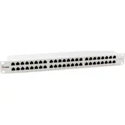 Equip Patchpanel 48X Rj45 Cat6A 19 Ftp 1He Premium hellgrau