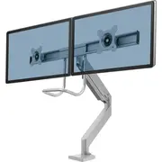Fellowes galda turētājs 2 monitoriem līdz 32 Eppa ar sloksni 9909201 Uchwyt biurkowy na monitory do