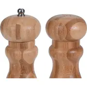 Garšvielu dzirnaviņas Lieliski mājsaimniecības piederumi Koka piparu Bamboo sāls kratītāju komplekts Do przypraw Excellent Housewares pieprzu Drewniany Bambusowy solniczka komplet