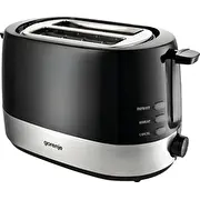 Gorenje T850Bk tosteris. melns un sudrabs Toster 850W. czarno-srebrny