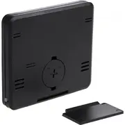 Greenblue termometrs/higrometrs ar pulksteņa funkciju Gb384B Black Termometr/Higrometr zegara Czarny