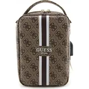 Guess 4G Printed Stripes ceļojumu universālā soma  piederumu organizators Brūns Travel Universal Bag Organizer na akcesoria
