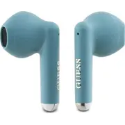 Guess Bluetooth austiņas Gutwsj14Esgq Tws dokstacijas tirkīza/tirkīza drukāts klasisks logotips Headphones docking station turquoise/turquoise Printed Classic Logo