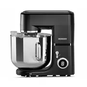 Heinrichs virtuves kombains Hkm 8120 Sw Black Robot kuchenny Czarny