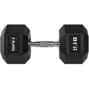 Hms hanteles Hex Pro gumijas 1 x 27.5 kg Gumowany