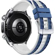 Huawei Watch Ultimate 2 zilā un baltā fluoroelast March-B29.Blue and White Fluoroelast