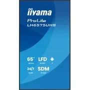 Iiyama Lh6575Uhs-B2Ag Signage Display Flat panel signage display Digital cm 64.5 Lcd Wi-Fi 4K Ultra Hd Czarny Procesor wbudowany Android